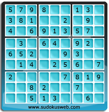 Sudoku de Niveau Très Facile