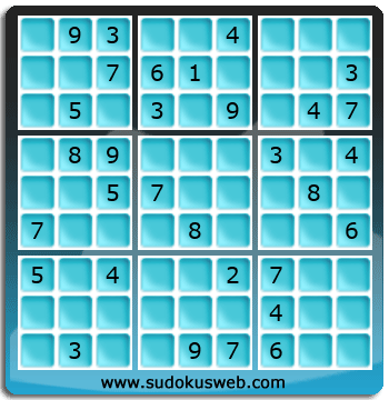 Sudoku von mittelmässiger höhe