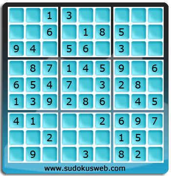 Sudoku von sehr einfacher höhe