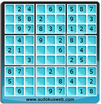 Sudoku von sehr einfacher höhe