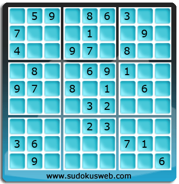 Sudoku von mittelmässiger höhe