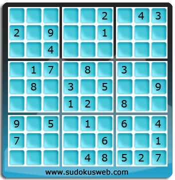 Sudoku von mittelmässiger höhe