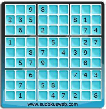 Nivel Facil de Sudoku