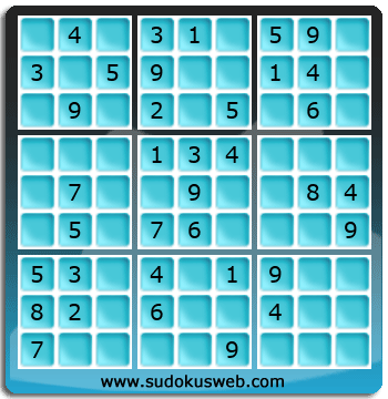 Sudoku von einfacher höhe