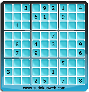 Sudoku von Fachmännischer höhe