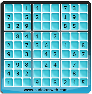 Sudoku de Nivel Muy Fácil