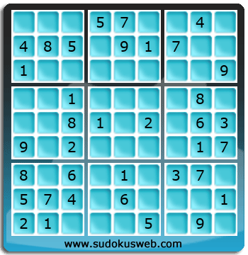 Sudoku de Niveau Facile Sudoku de Niveau Facile
