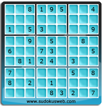 Sudoku von mittelmässiger höhe