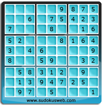 Nivel Muito Facil de Sudoku