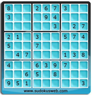 Sudoku von einfacher höhe