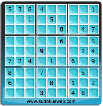 Sudoku von mittelmässiger höhe