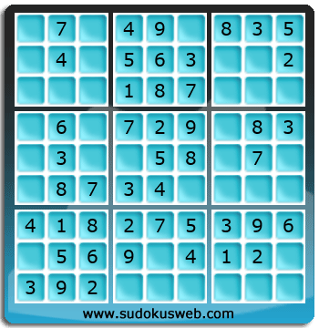 Sudoku de Niveau Très Facile