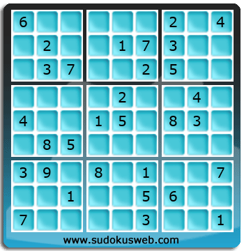 Sudoku von mittelmässiger höhe