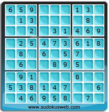 Sudoku de Niveau Très Facile