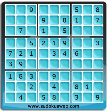 Sudoku von einfacher höhe