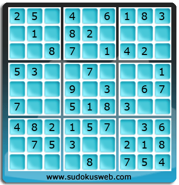 Sudoku von sehr einfacher höhe