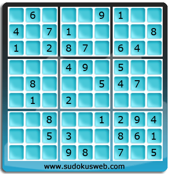 Sudoku von einfacher höhe