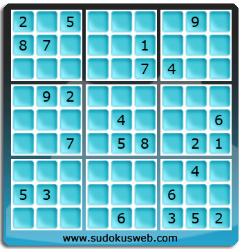 Sudoku von Fachmännischer höhe