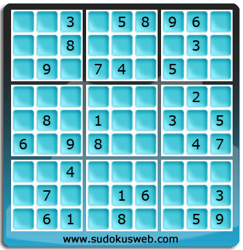 Sudoku von mittelmässiger höhe