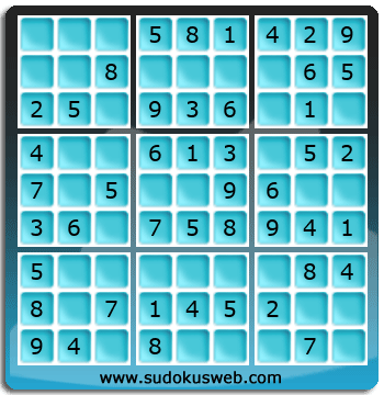 Sudoku de Nivel Muy Fácil