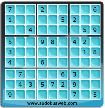 Sudoku von mittelmässiger höhe