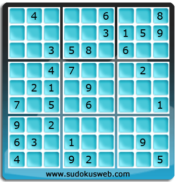 Sudoku von mittelmässiger höhe