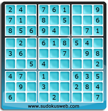 Sudoku de Nivel Muy Fácil