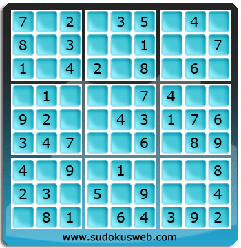 Sudoku de Nivel Muy Fácil Sudoku de Nivel Muy Fácil