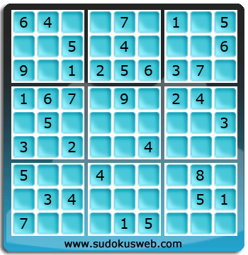 Sudoku de Nivel Fácil Sudoku de Nivel Fácil