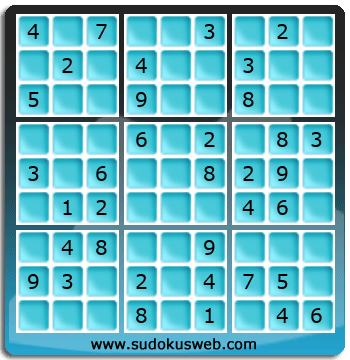 Sudoku von einfacher höhe