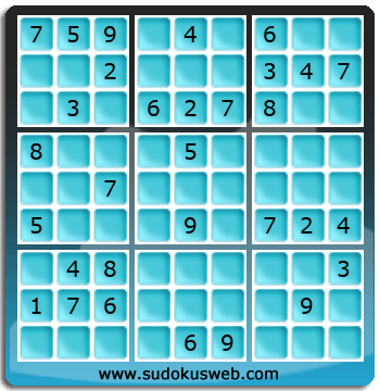 Sudoku von mittelmässiger höhe