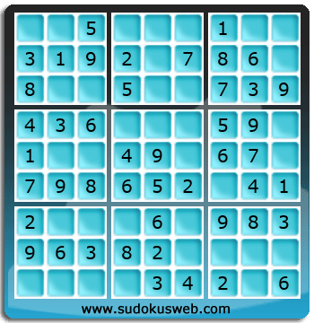 Sudoku von sehr einfacher höhe