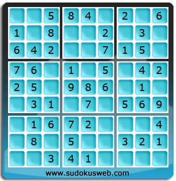 Nivel Muito Facil de Sudoku Nivel Muito Facil de Sudoku