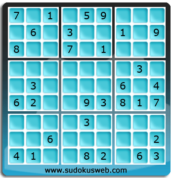 Sudoku von mittelmässiger höhe