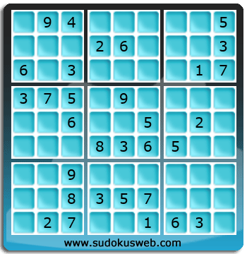 Sudoku von mittelmässiger höhe