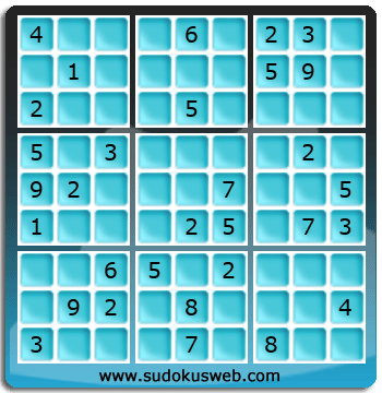 Sudoku von mittelmässiger höhe