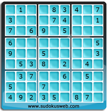 Nivel Facil de Sudoku Nivel Facil de Sudoku