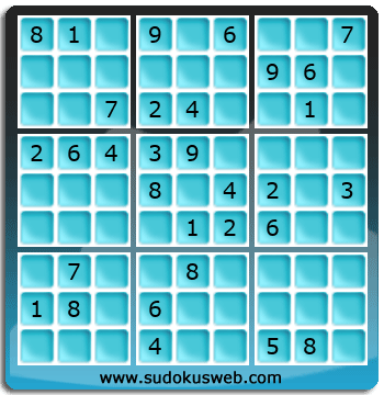 Sudoku von mittelmässiger höhe