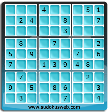 Sudoku von mittelmässiger höhe