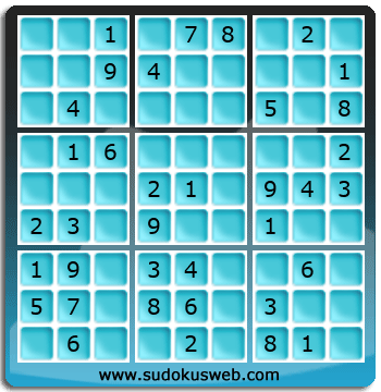 Sudoku von einfacher höhe