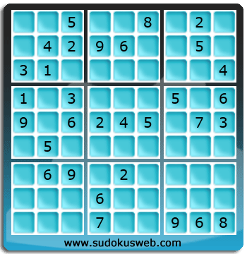 Sudoku von mittelmässiger höhe