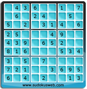 Sudoku de Nivel Muy Fácil