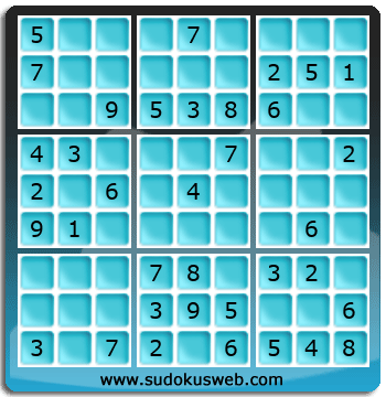 Sudoku von einfacher höhe