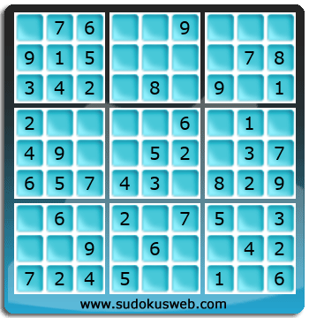 Sudoku de Nivel Muy Fácil