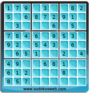 Sudoku de Niveau Très Facile