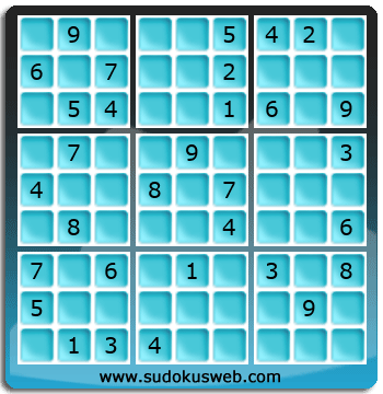 Sudoku von mittelmässiger höhe