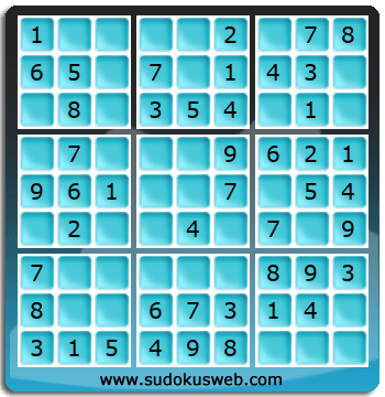 Sudoku de Niveau Très Facile