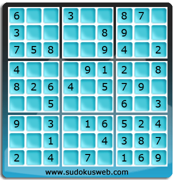 Sudoku de Niveau Très Facile Sudoku de Niveau Très Facile