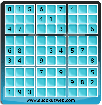 Sudoku von mittelmässiger höhe Sudoku von mittelmässiger höhe