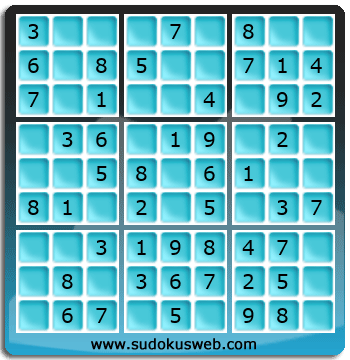 Sudoku de Nivel Muy Fácil